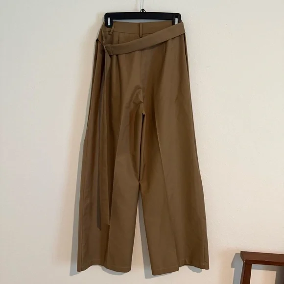 Women’s Commense Brown Pants Pleated High Rise Size XS Pleated Trouser Pant - Picture 4 of 5